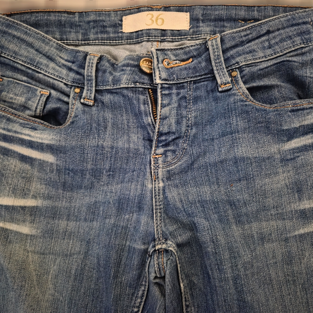 Zara Light Blue Skinny Jeans